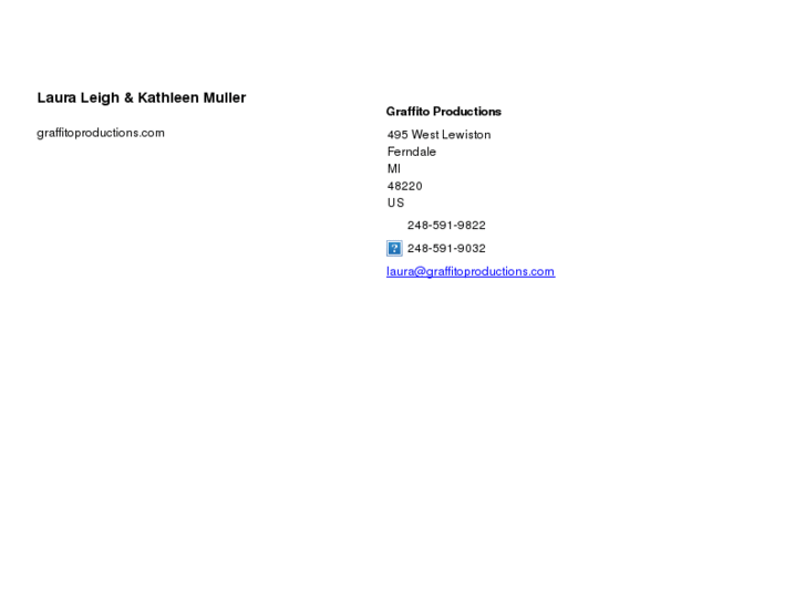 www.graffitoproductions.com