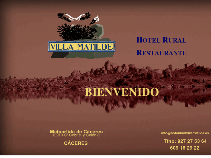 www.hotelruralvillamatilde.es