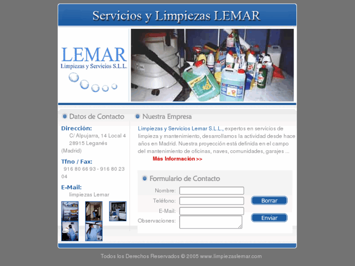 www.limpiezaslemar.com