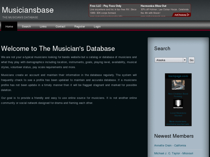 www.musiciansbase.com