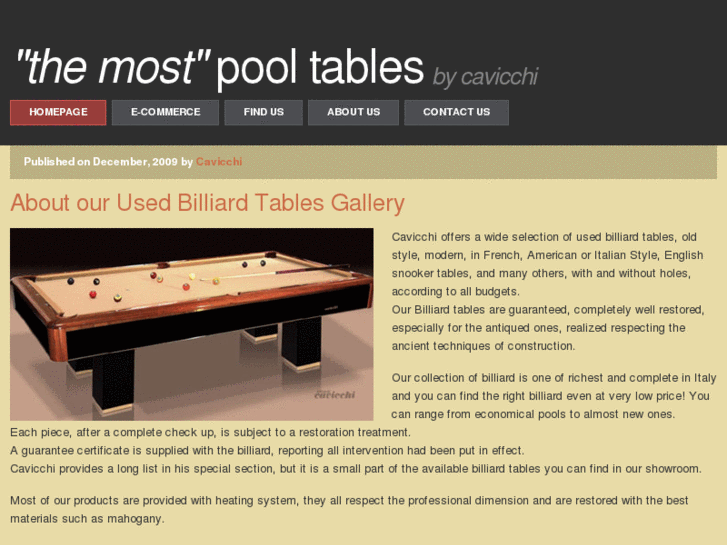 www.used-billiard-table.eu