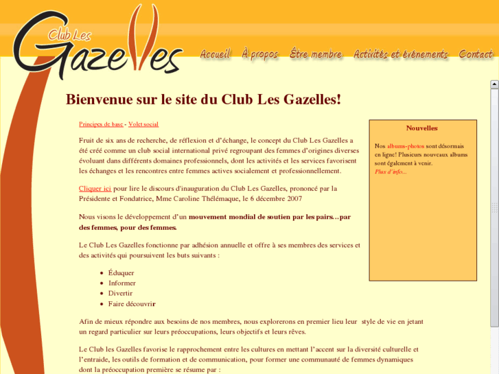 www.clublesgazelles.com