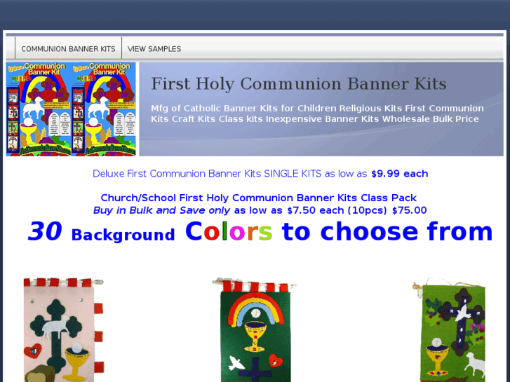 www.firstcommunionbannerkits.com