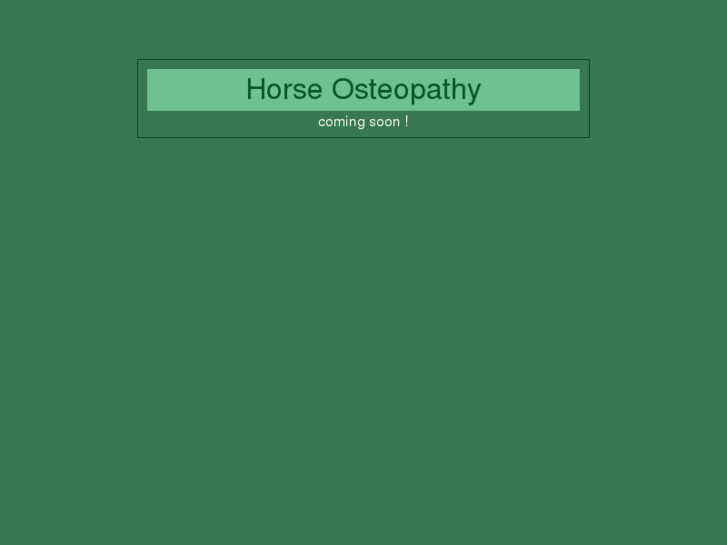 www.horseosteopathy.com