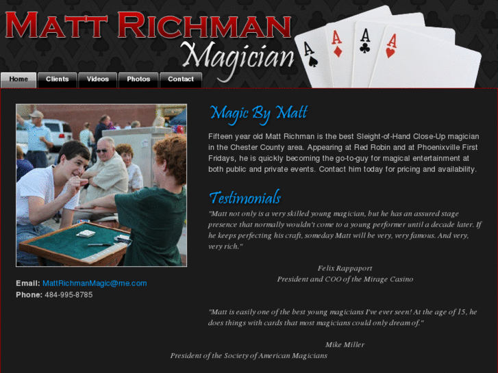 www.mattrichmanmagic.com
