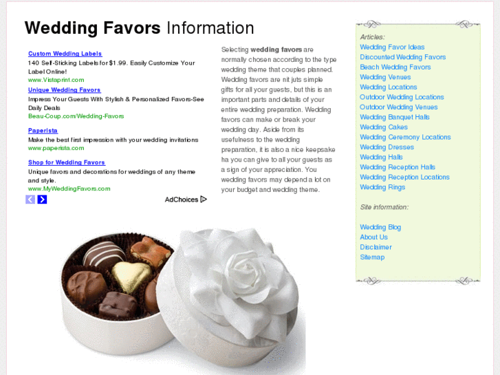 www.weddingfavors360.com