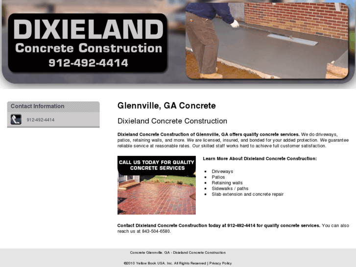 www.dixielandconcreteconstruction.com