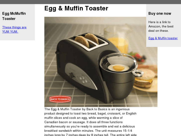 www.eggandmuffintoaster.net