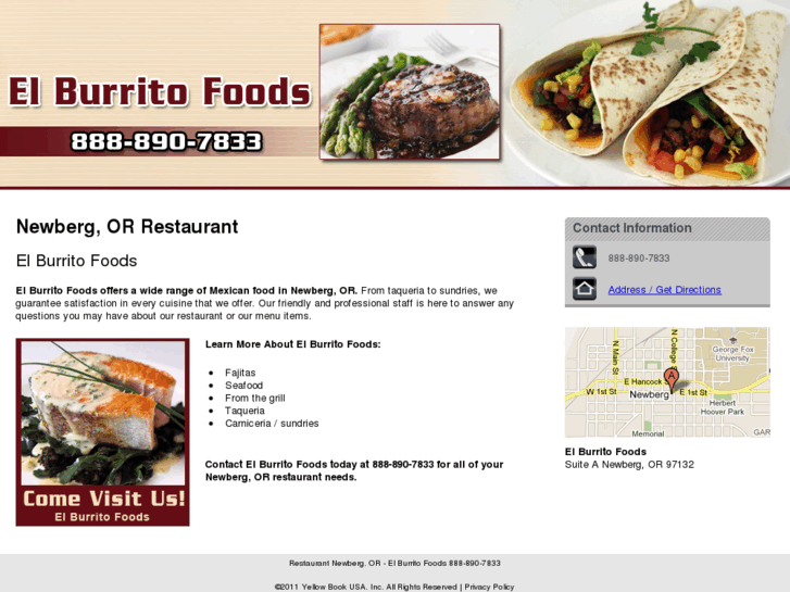 www.elburritofoodsnewberg.com