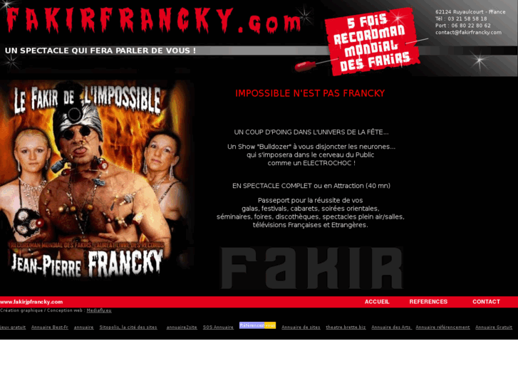 www.fakirfrancky.com