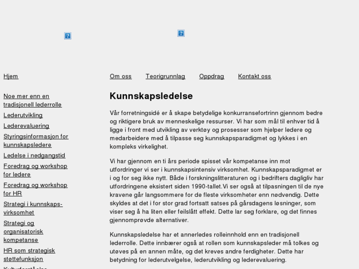 www.kunnskapsledelse.com