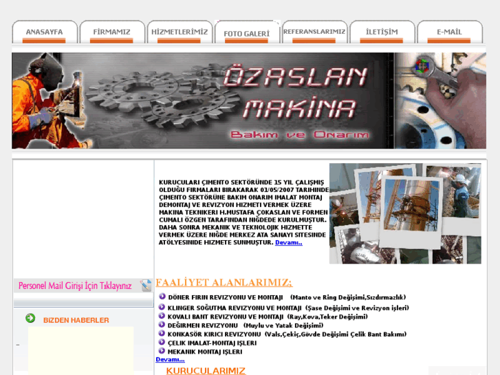 www.ozaslanmakina.com