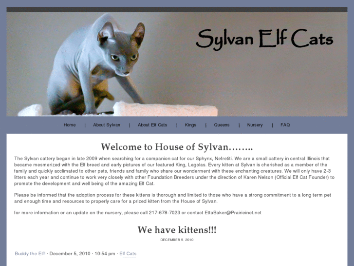 www.sylvanelfcats.com