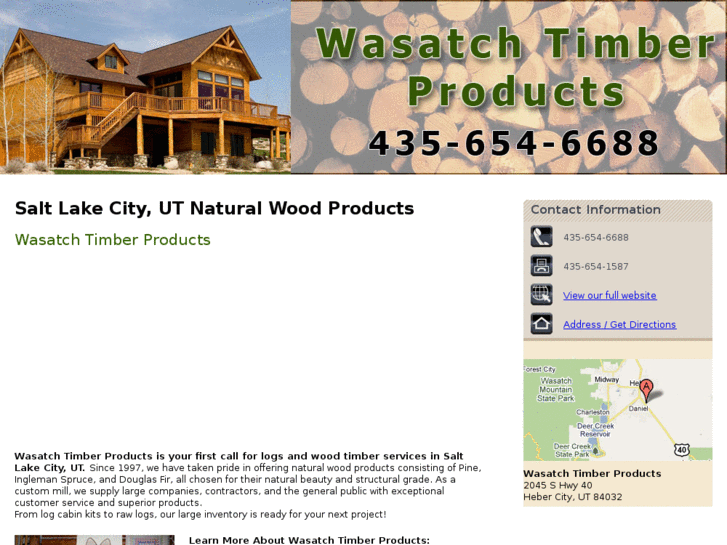 www.wasatchtimberutah.com