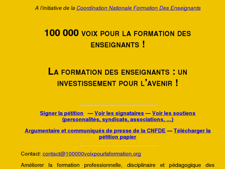 www.100000voixpourlaformation.org