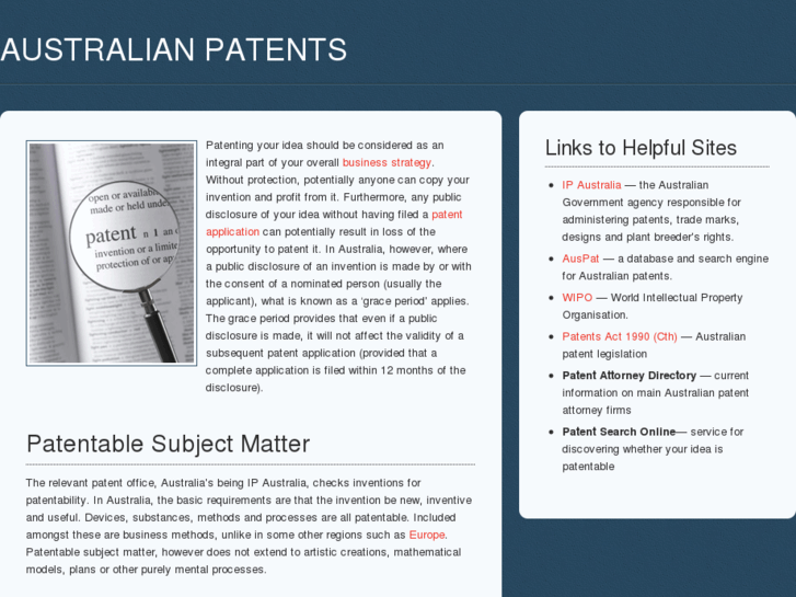 www.australianpatents.org