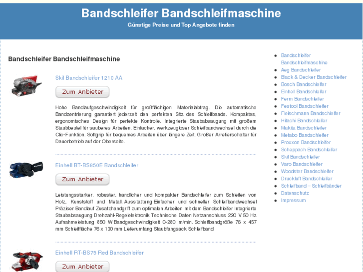 www.bandschleifer-bandschleifmaschine.de