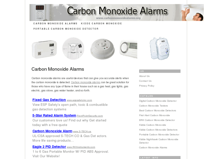 www.carbonmonoxidealarms.org