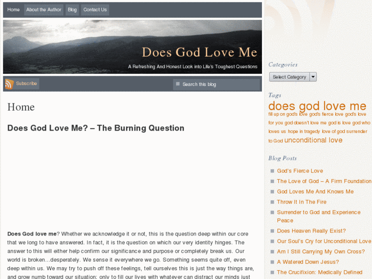 www.doesgodloveme.com