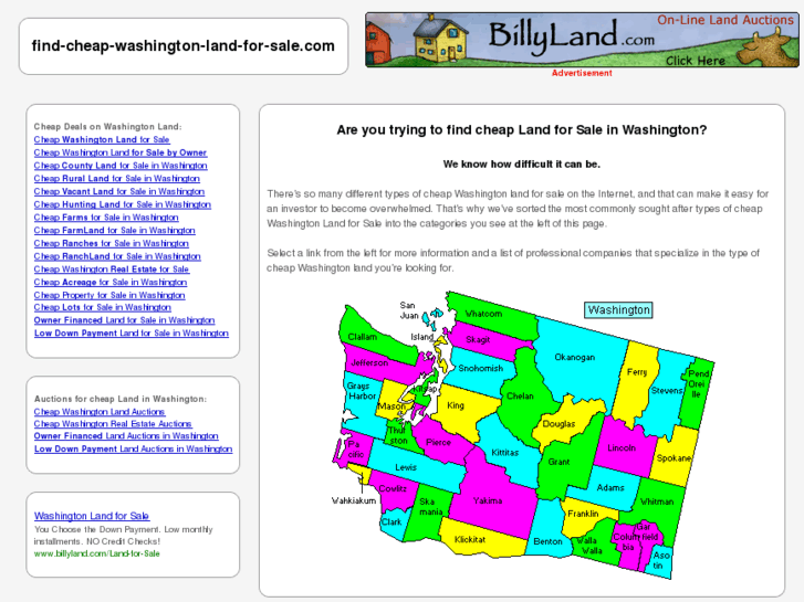 www.find-cheap-washington-land-for-sale.com