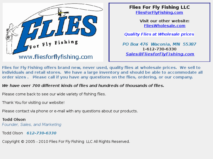 www.fliesforflyfishing.com