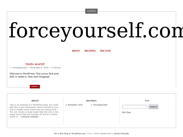 www.forceyourself.com