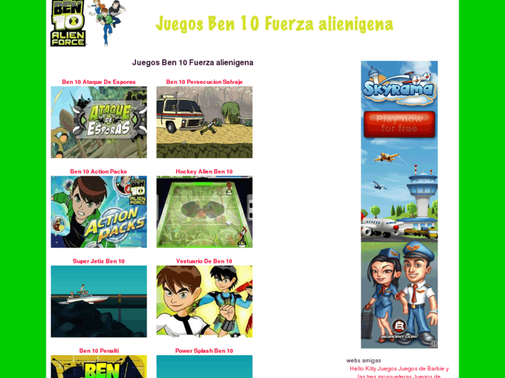 www.juegosben10fuerzaalienigena.com