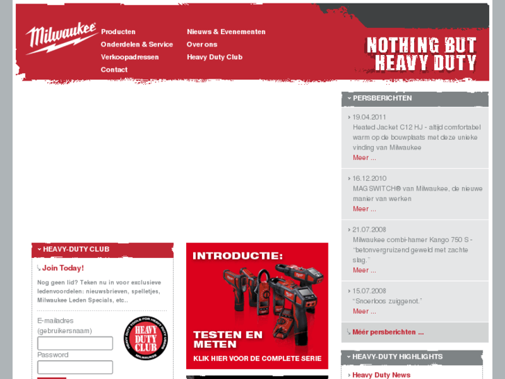 www.milwaukeetool.nl