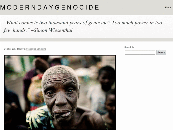 www.moderndaygenocide.com