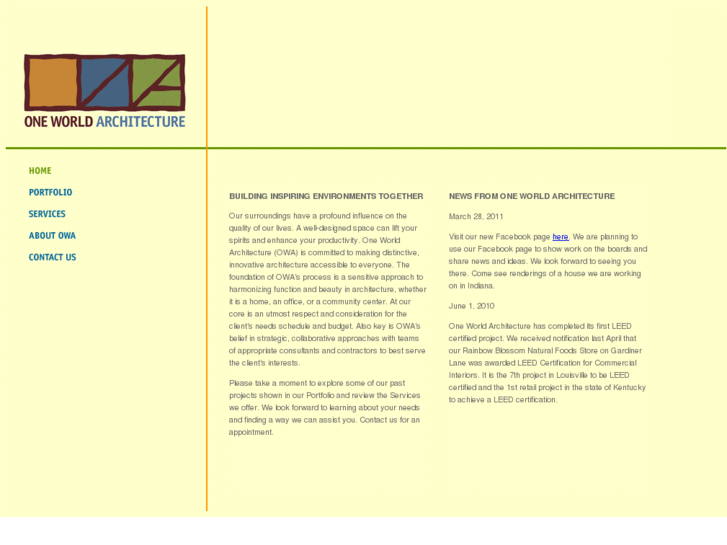 www.oneworldarchitecture.org
