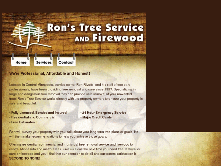 www.ronstreeserviceandfirewood.com