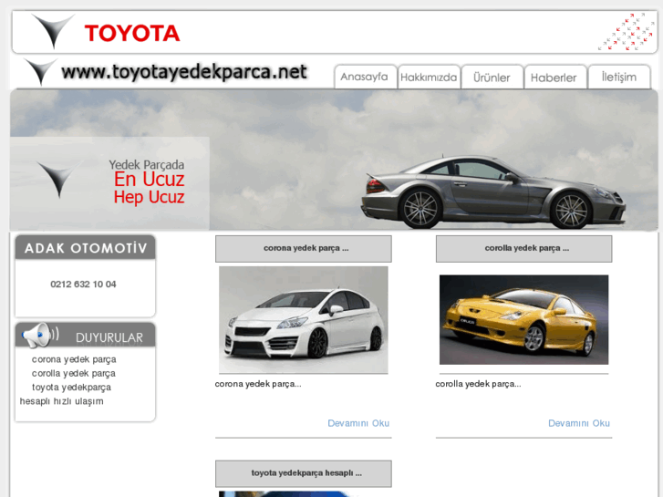 www.toyotayedekparca.net