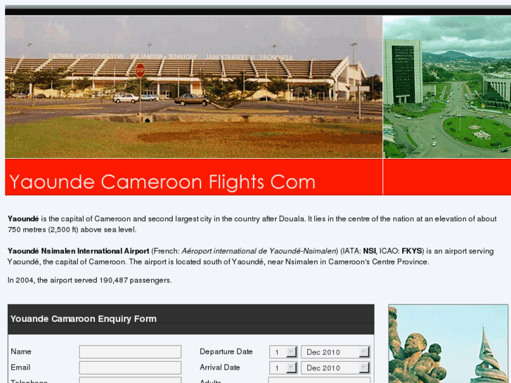 www.yaoundecameroonflights.com