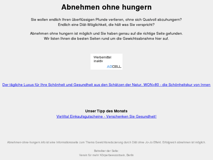 www.abnehmen-ohne-hungern.info