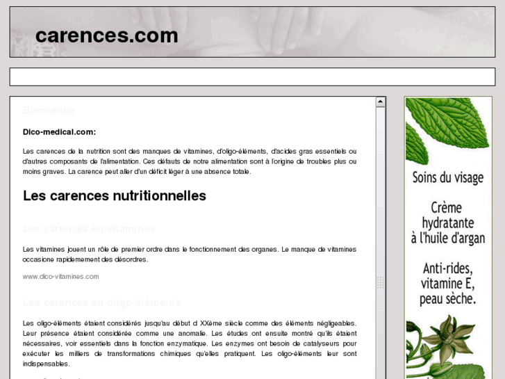 www.carences.com