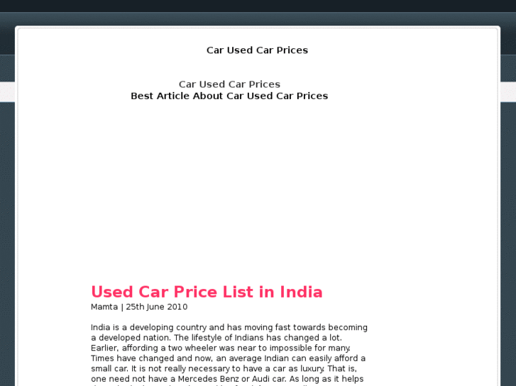 www.carusedcarprices.com