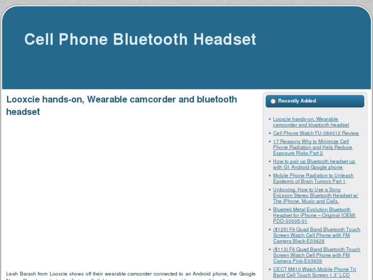 www.cellphonebluetoothheadset.org