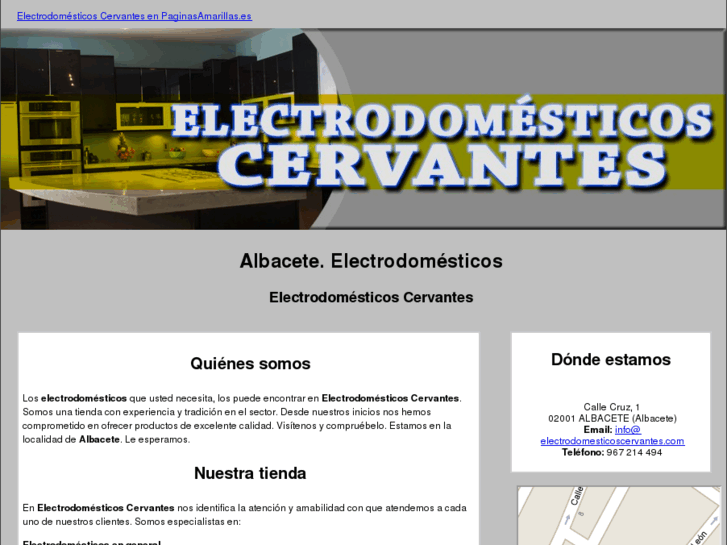 www.electrodomesticoscervantes.com