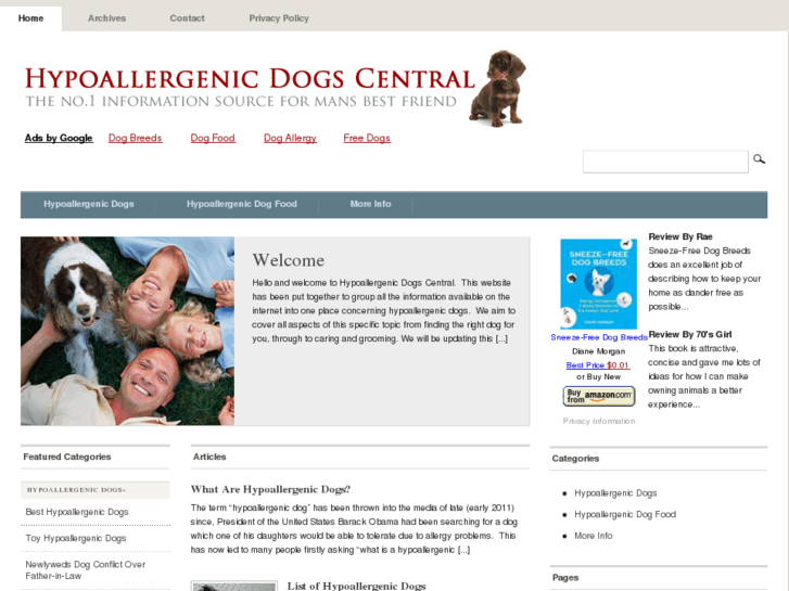 www.hypoallergenicdogscentral.com