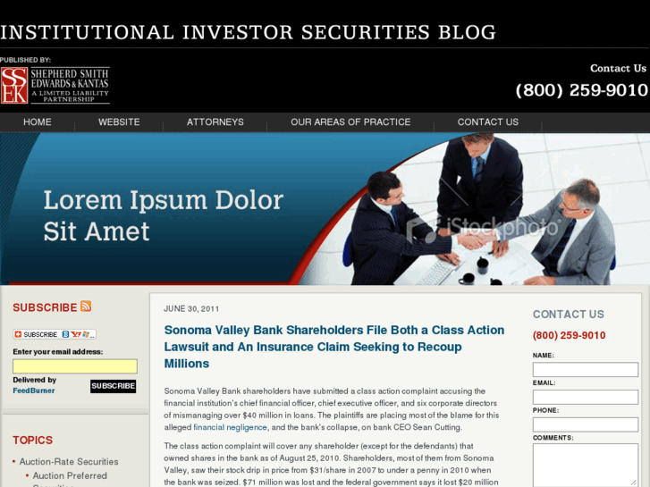 www.institutionalinvestorsecuritiesblog.com