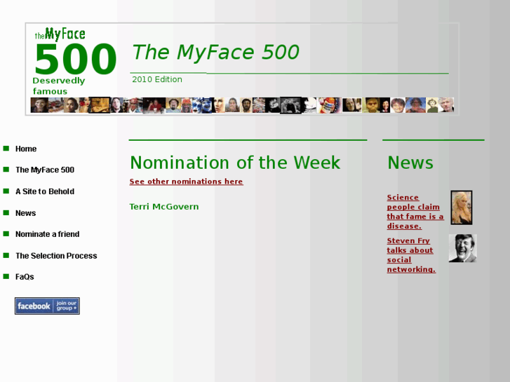 www.themyface500.com