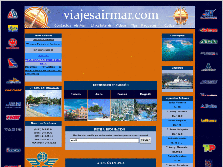 www.viajesairmar.com