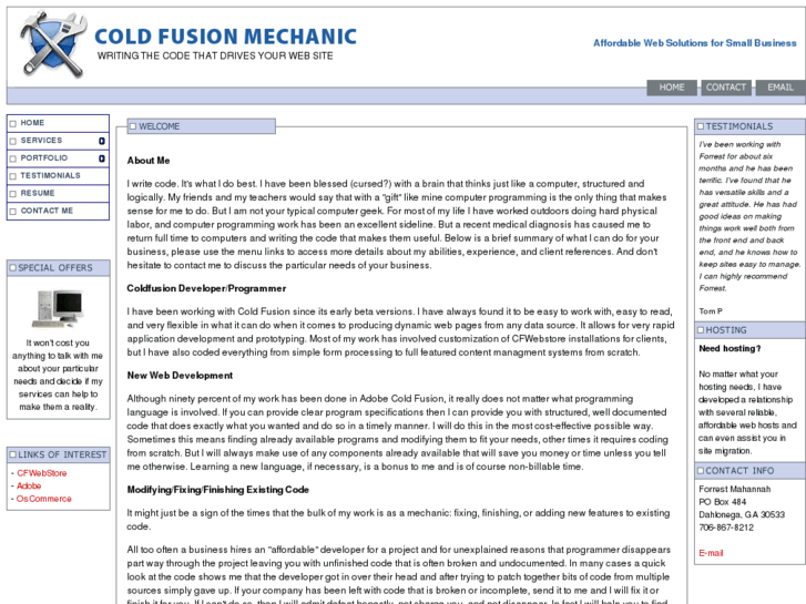 www.coldfusionmechanic.com