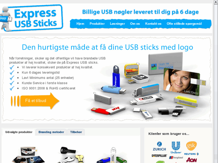 www.expressusbsticks.dk