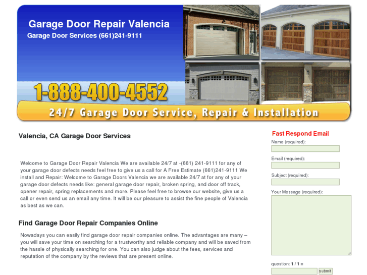 www.garage-door-repair-valencia.com