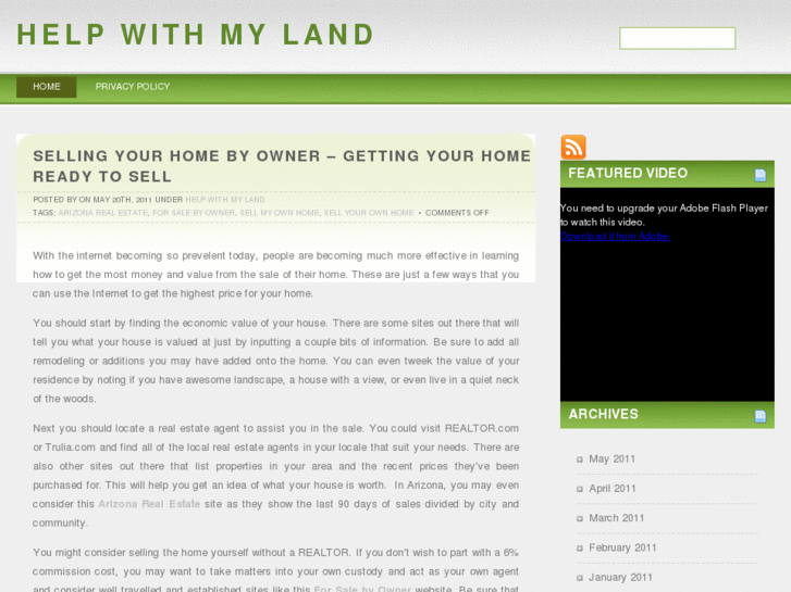 www.helpwithmyland.org