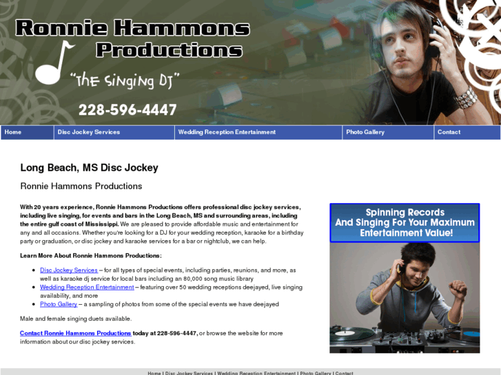 www.ronniehammonsproductions.com