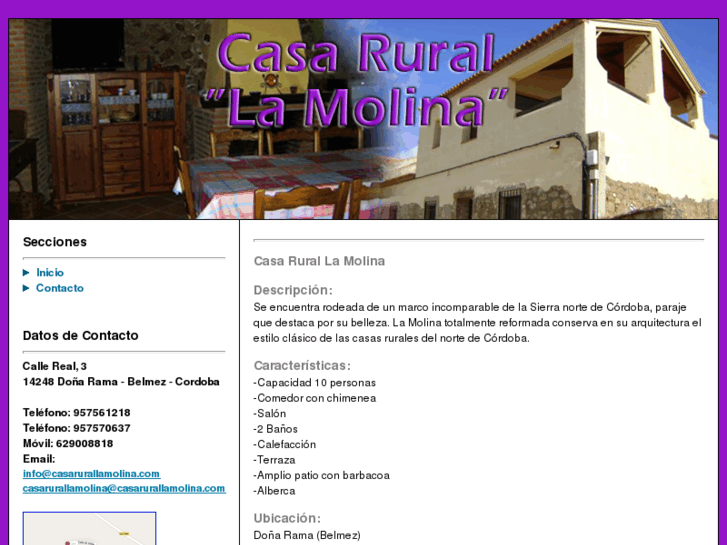 www.casarurallamolina.com