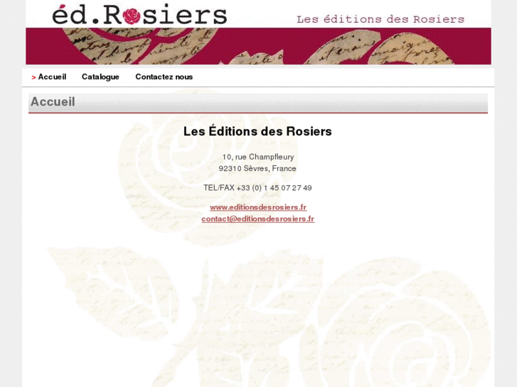 www.editionsdesrosiers.com