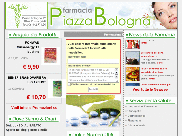 www.farmaciapiazzabologna.com